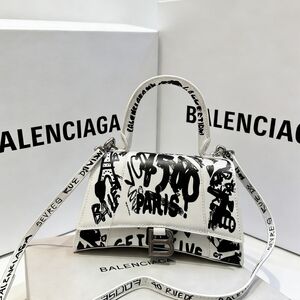 Balenciaga Hourglass Graffiti Bag